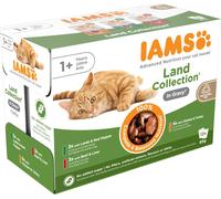 Iams Cat Busta Multipack 12x85G Land Collection MIX CARNE