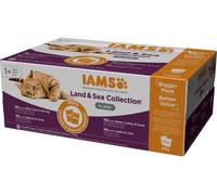 Iams Cat Busta Multipack 72x85G Jelly Land & Sea Collection MIX CARNE E PESCE
