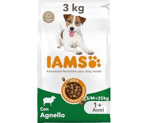 IAMS Cibo secco per cani di taglia piccola e media con agnello, 1+ anni, 3kg
