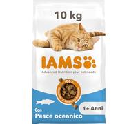 IAMS Cibo secco per gatti con pesce - Cibo secco per gatti da 1-6 anni, 10 kg