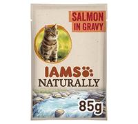 Iams Cibo Umido per Gatti Adulti Naturally North Atlantic Salmon in Gravy - 85 gr