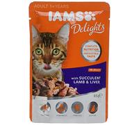 Iams Cibo Umido per Gatti Delights Succulent Lamb & Liver in Jelly - 85 gr