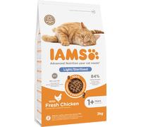 Prezzo speciale! 3 kg IAMS Crocchette per gatti - 3 kg Vitality Cat Sterilised con Pollo fresco