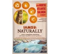 IAMS Naturally Adult Cat with North Atlantic Salmon in Gravy 85 g