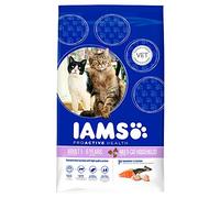 IAMS, Proactive Health Multi-Cat, Cibo Secco per Gatti Adulti e Anziani, dai 7 Anni, Crocchette Gatto con Pollo e Salmone, 15 kg