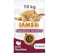 IAMS for Vitality Sensitive Digestion Adult & Senior con Tacchino per gatto - Set %: 2 x 10 kg
