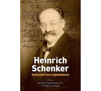 Ian Bent Heinrich Schenker: Selected Correspondence (Copertina rigida)