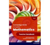 Ian Bettison Math Cambridge IGCSE Complete Mathematics Core: Teache (Tascabile)