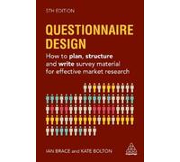 Ian Brace Kate Bolton Questionnaire Design (Copertina rigida)