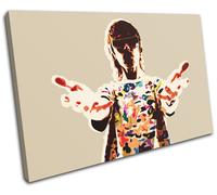 Ian Brown Pop Abstract Musical SINGLE TELA parete arte foto stampa