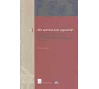 Ian Curry-Sumner All's Well That Ends Registered? (Tascabile)