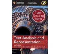 Ian Cushing Cambridge Topics in English Language Text Analysis and R (Tascabile)