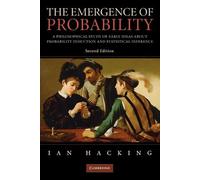 Ian Hacking The Emergence of Probability (Tascabile)