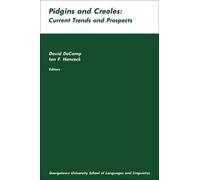 Ian Hancock Pidgins and Creoles (Tascabile)