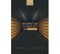 Ian J. Lloyd Information Technology Law (Tascabile)