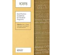 Ian J. Shaw Best Practice Guidelines for Doctoral Programs (Tascabile)