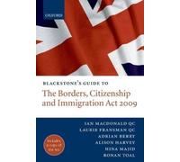 Ian Macdonald QC Laurie Fransma Blackstone's Guide to the Borders, (Tascabile)
