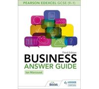 Ian Marcouse Pearson Edexcel GCSE (9-1) Business Answer Guide Third (Tascabile)