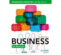Ian Marcouse Pearson Edexcel GCSE (9-1) Business, Third Edition (Tascabile)