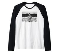 Ian Rush QPR V Liverpool Loftus - Pallone da Calcio su Strada 1985 Maglia con Maniche Raglan