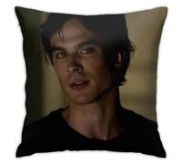 Ian-Somerhalder Federa per Cuscino da Tiro Fodera per Cuscino Quadrato Fodera per Cuscino per Divano Divano Camera da Letto Soggiorno Ufficio Casa Decorazioni per Auto 18 X 18 Pollici