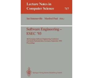 Ian Sommerville Software Engineering - ESEC '93 (Tascabile)