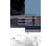 Ian Stuart-Hami Dictionary of Psychological Testing, Assessment and (Tascabile)