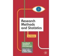 Ian Walker Research Methods and Statistics (Tascabile)