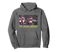 Ian Wright Arsenal V Aston Villa a Highbury Football Felpa con Cappuccio
