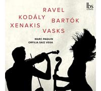 Iannis Xenakis Marc Paquin/Orfilia Saiz Vega: Ravel/Kodály/Bartök/Xenakis/V (CD)