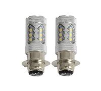 IANROL 2PCS 80W. Super Bianco GUIDATO Lampadine del Faro Aggiornamento Adatta per Yamaha ATVS YFM350 400 450 660 700 Raptor Blaster 200 Banshee 350 ATV. Luces.