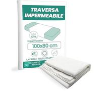 IANTE Traversine Neonato Fasciatoio 100x80 cm - Traverse Impermeabili, Lavabili, Riutilizzabili e Certificate Oeko-Tex - Teli Cambio Neonato (1, 100x80)
