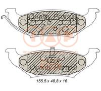 IAP QUALITY PARTS 70402013 - Kit pastiglie freno, Freno a disco