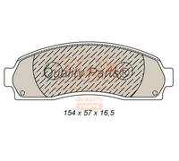 IAP QUALITY PARTS 70404013 - Kit pastiglie freno, Freno a disco