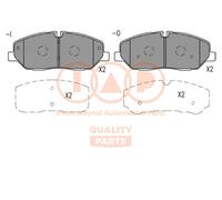 IAP QUALITY PARTS 70407161 - Kit pastiglie freno, Freno a disco