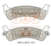 IAP QUALITY PARTS 70410042 - Kit pastiglie freno, Freno a disco