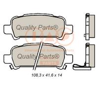 IAP QUALITY PARTS 70415051 - Kit pastiglie freno, Freno a disco