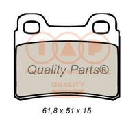 IAP QUALITY PARTS 70421011 - Kit pastiglie freno, Freno a disco
