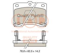 IAP QUALITY PARTS 70421030 - Kit pastiglie freno, Freno a disco
