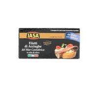 Iasa® | Filetti Acciughe Cantabrico Olio di Oliva | Acciughe Lavorazione Artigianale - 150 Gr Peso Netto | Acciughe Cantabrico Salate