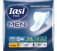 IASI MEN Super Livello di Protezione 3 Scudi Assorbenti per perdite urinarie