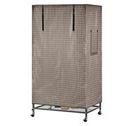 IAZE Copertura per Gabbia per Uccelli, Copertura per Gabbia Impermeabile 210D, Copertura per Semi di Gabbia Lavabile 51 X 38 X 23,5 Pollici, Copertura per Gabbia per Uccelli Universale, Grande Gabbia