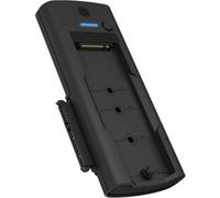 IB-180MS-C31 USB 3.2 Gen 2 (3.1 Gen 1) Type-C Nero, Docking station Nero, HDD, SSD, M.2, Serial ATA III, M.2, USB 3.2 Gen 2 (3.1 Gen 1) Type-C, Nero, Plastica