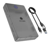 ICY BOX Spade Base 388 (case SATA 2,5"/3,5"), USB 3.2 Gen 1 Type-C, fino a 5 Gbit/s, UASP, Plug & Play, senza attrezzi, LED, fino a 30 TB, IB-388-CU3