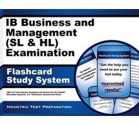 Ib Business and Management Sl and Hl Examination Flashcard Study System