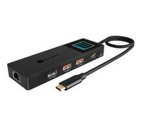 IB-DK4038-LCD, Docking station antracite