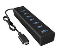 IB-HUB1700-C3 USB 3.2 Gen 1 (3.1 Gen 1) Type-C 5000 Mbit/s Nero, Hub USB Nero, USB 3.2 Gen 1 (3.1 Gen 1) Type-C, USB 3.2 Gen 1 (3.1 Gen 1) Type-A, 5000 Mbit/s, Nero, Alluminio, 0,4 m