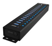 ICY IB-HUB1717U3 - Hub USB 3.0 a 17 porte, USB-A.