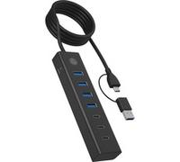 ICY BOX IB-HUB1737-C3 USB 3.2 Gen 1 (3.1 Gen 1) Type-C 5000 Mbit/s Nero