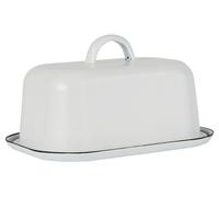 IB Laursen Burriera Smalto Bianco Butterbox 2-teilig Burriera con Coperchio